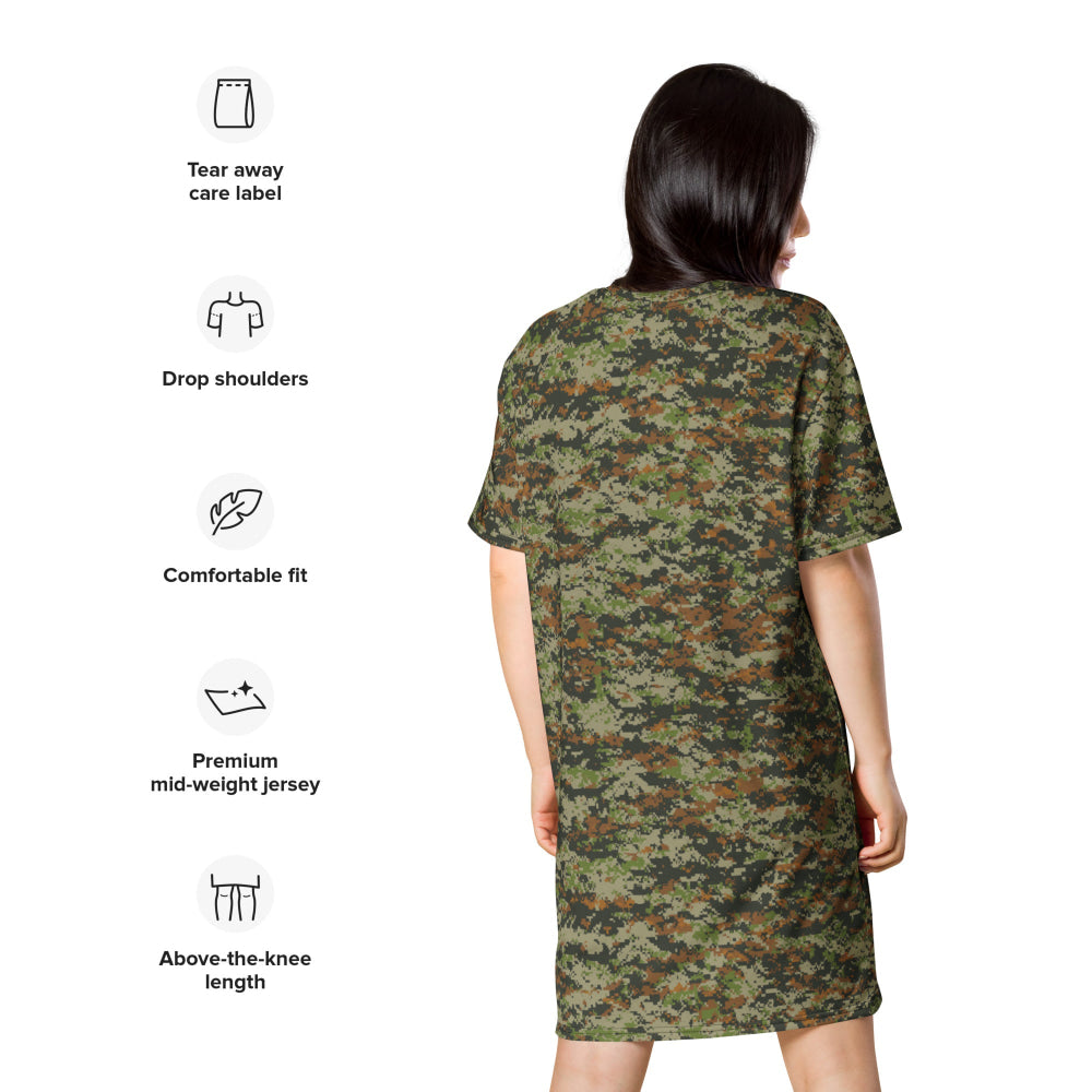 Australian AUSCAM DPCU Digital CAMO T-shirt dress - Womens T-Shirt Dress