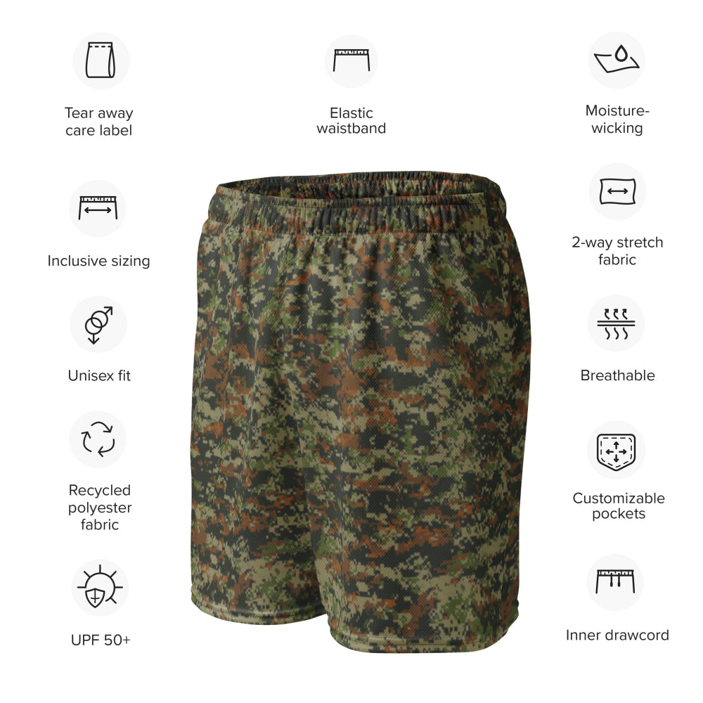 Australian AUSCAM DPCU Digital CAMO Unisex mesh shorts - Mesh Shorts