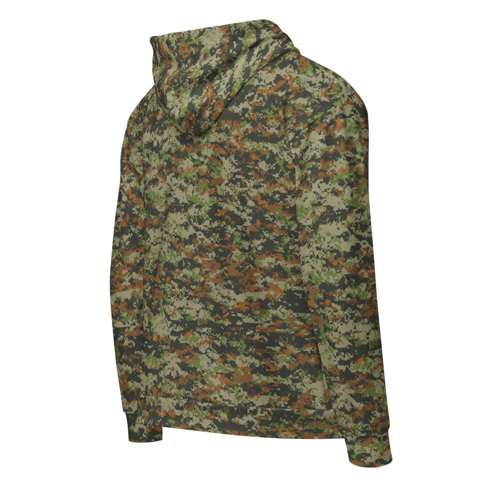 Australian AUSCAM DPCU Digital CAMO Unisex zip hoodie - Zip Hoodie