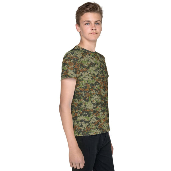 Australian AUSCAM DPCU Digital CAMO Youth crew neck t-shirt