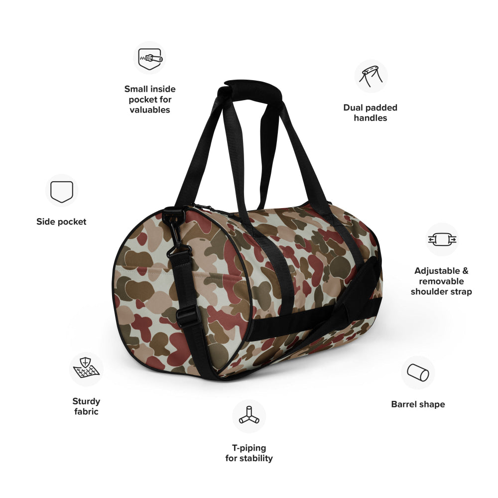 Australian AUSCAM OPFOR Disruptive Pattern Camouflage Uniform (DPCU) CAMO gym bag - Gym Bag