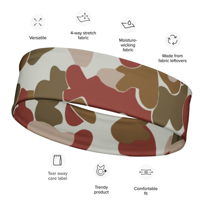 Australian (AUSCAM) OPFOR Disruptive Pattern Camouflage Uniform (DPCU) CAMO Headband - M - Headband
