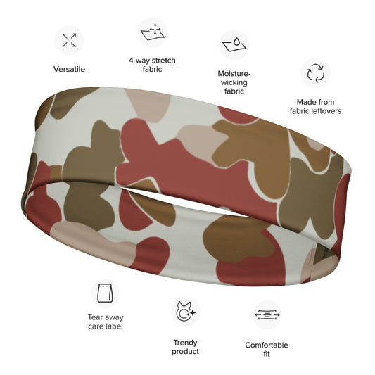 Australian AUSCAM OPFOR Disruptive Pattern Camouflage Uniform (DPCU) CAMO Headband - M