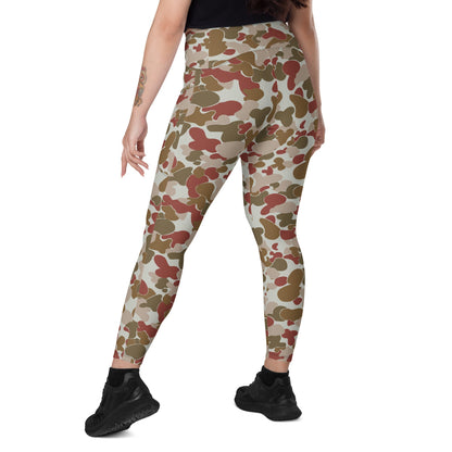 Australian AUSCAM OPFOR Disruptive Pattern Camouflage Uniform (DPCU) CAMO Leggings with pockets - Womens With Pockets