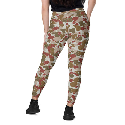 Australian AUSCAM OPFOR Disruptive Pattern Camouflage Uniform (DPCU) CAMO Leggings with pockets - Womens With Pockets