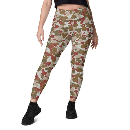 Australian AUSCAM OPFOR Disruptive Pattern Camouflage Uniform (DPCU) CAMO Leggings with pockets - Womens With Pockets