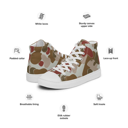 Australian AUSCAM OPFOR Disruptive Pattern Camouflage Uniform (DPCU) CAMO Men’s high top canvas