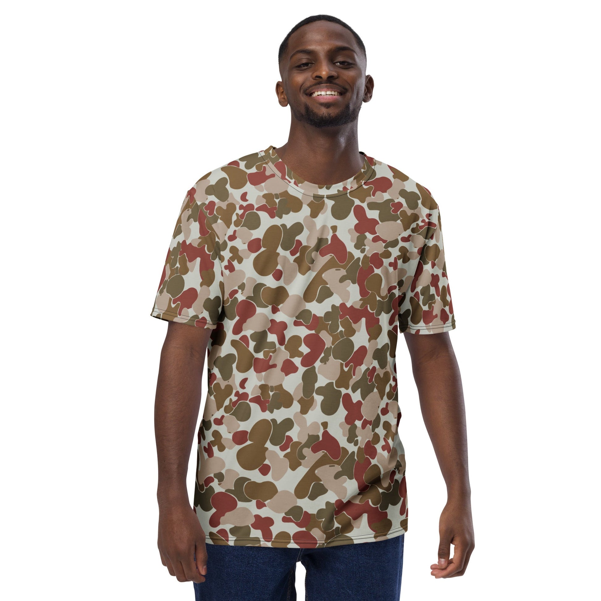 Australian AUSCAM OPFOR Disruptive Pattern Camouflage Uniform (DPCU) CAMO Mens T-shirt - T-Shirts