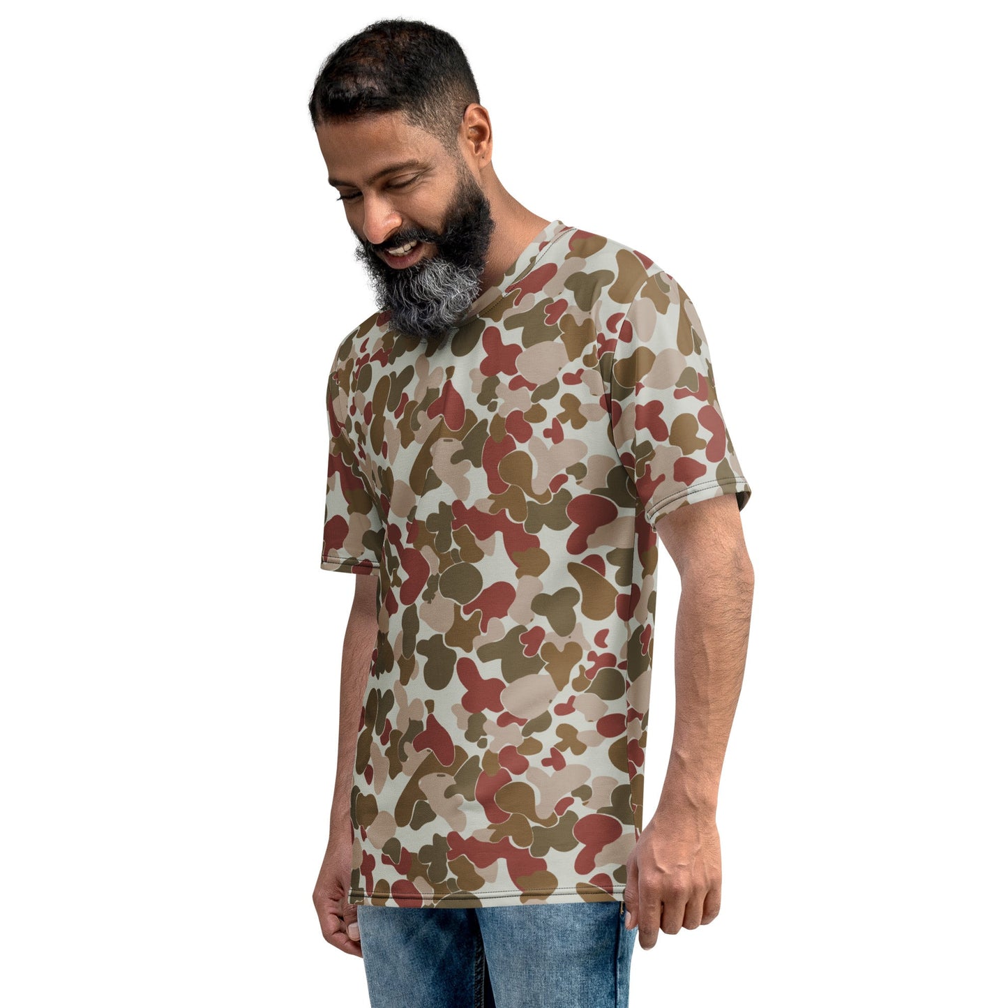 Australian AUSCAM OPFOR Disruptive Pattern Camouflage Uniform (DPCU) CAMO Mens T-shirt - T-Shirts