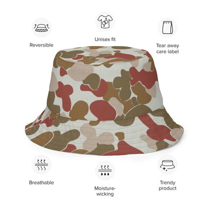 Australian (AUSCAM) OPFOR Disruptive Pattern Camouflage Uniform (DPCU) CAMO Reversible bucket hat
