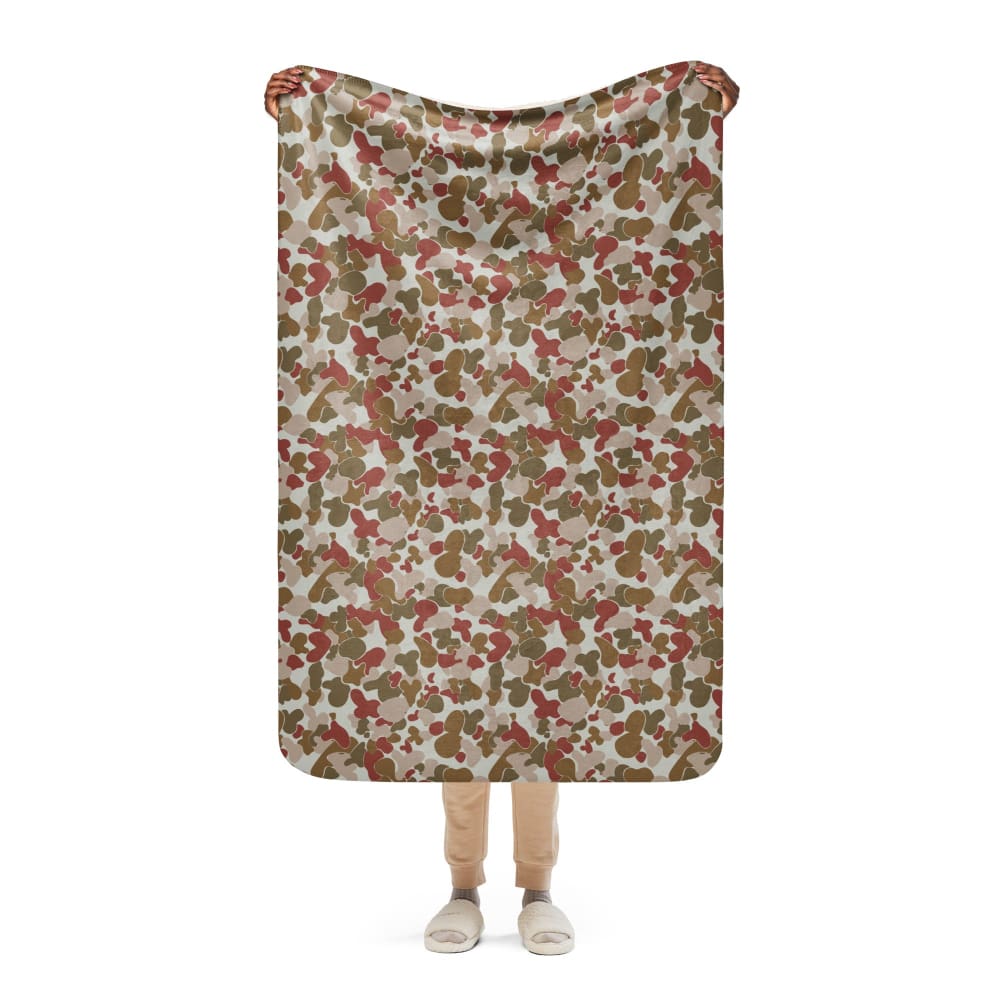 Australian (AUSCAM) OPFOR Disruptive Pattern Camouflage Uniform (DPCU) CAMO Sherpa blanket - 37″×57″