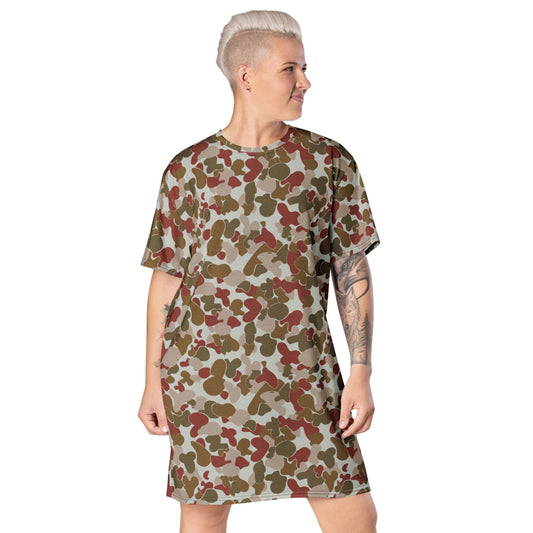 Australian AUSCAM OPFOR Disruptive Pattern Camouflage Uniform (DPCU) CAMO T-shirt dress - 2XS - Womens T-Shirt Dress