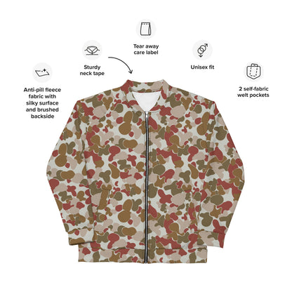 Australian AUSCAM OPFOR Disruptive Pattern Camouflage Uniform (DPCU) CAMO Unisex Bomber Jacket