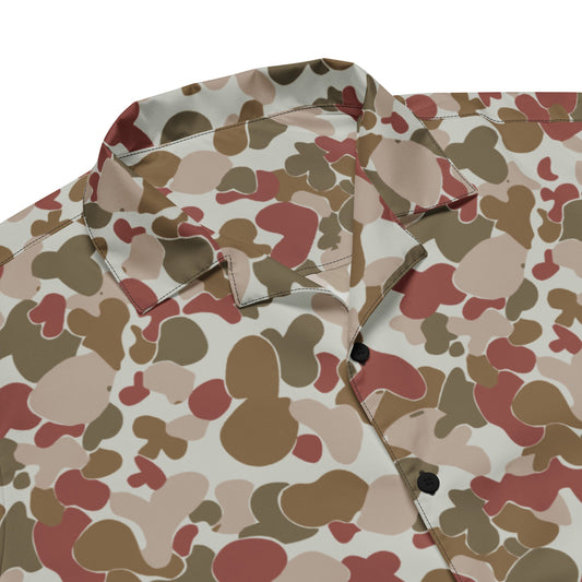 Australian AUSCAM OPFOR Disruptive Pattern Camouflage Uniform (DPCU) CAMO Unisex button shirt - Button Shirts