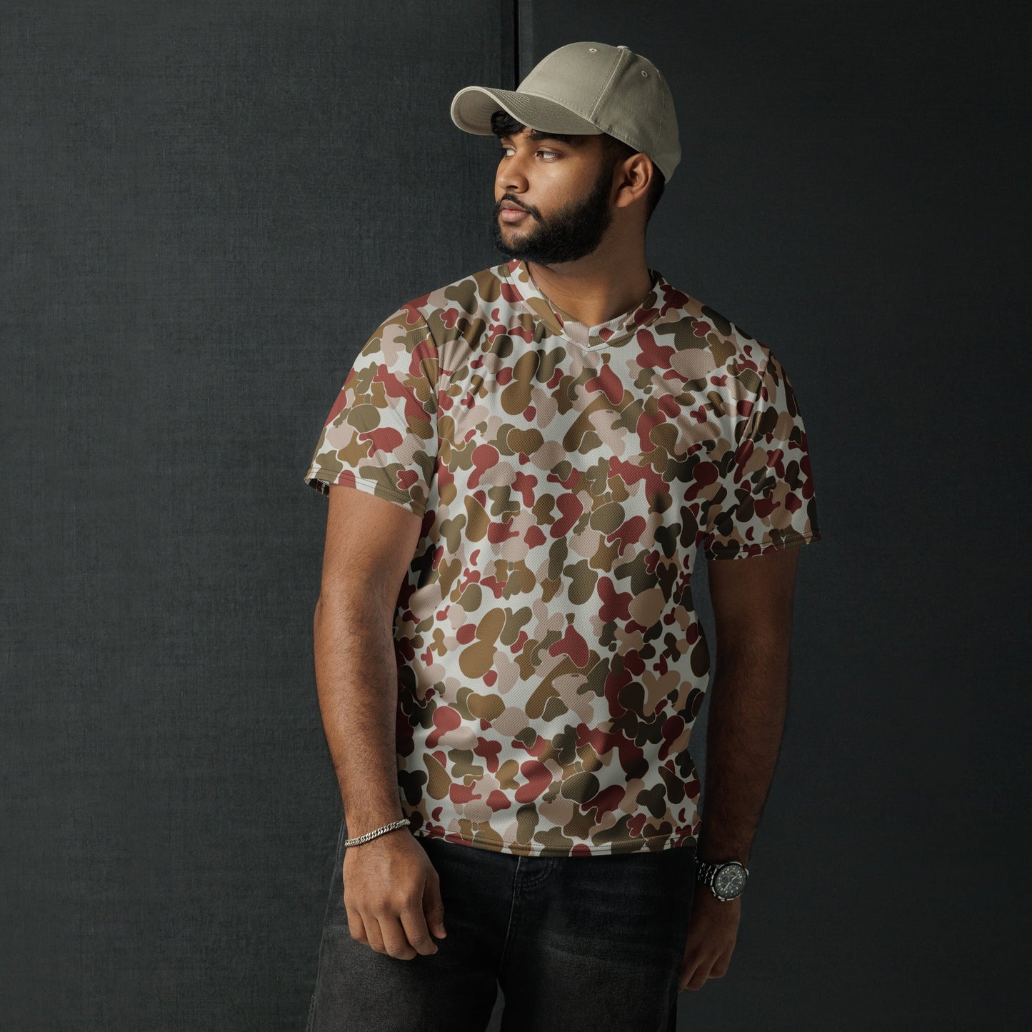 Australian AUSCAM OPFOR Disruptive Pattern Camouflage Uniform (DPCU) CAMO unisex sports jersey - Sports Jerseys