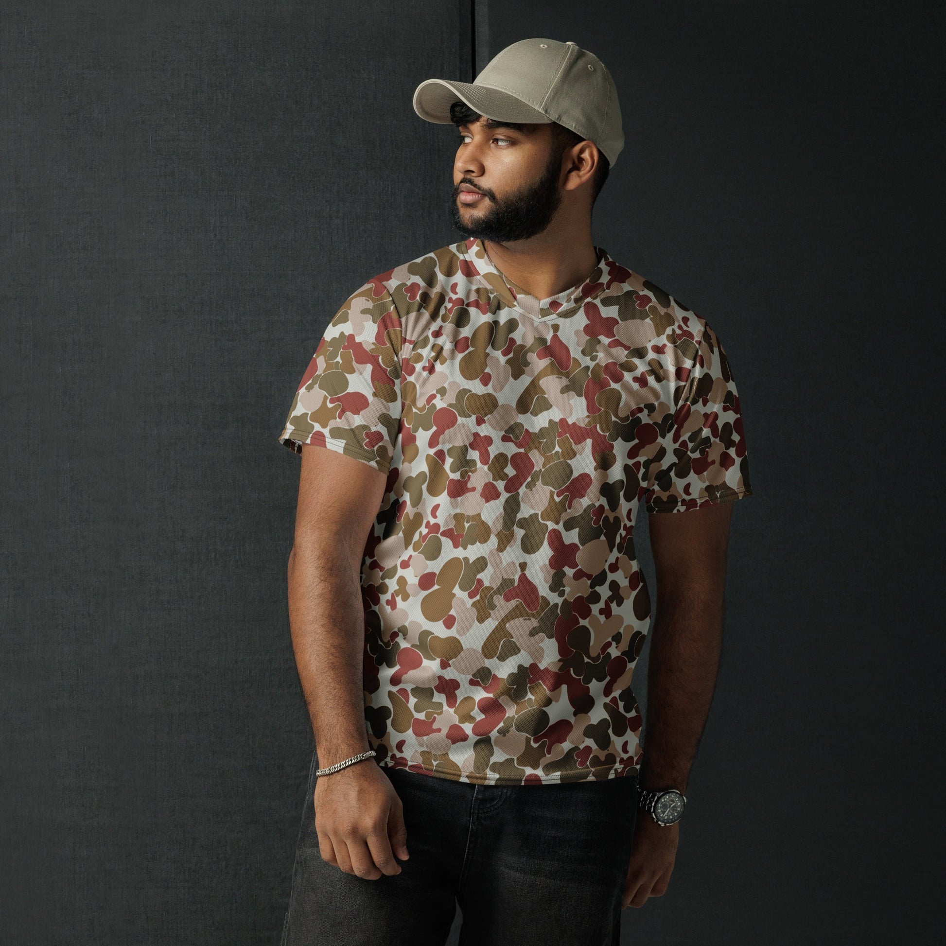 Australian AUSCAM OPFOR Disruptive Pattern Camouflage Uniform (DPCU) CAMO unisex sports jersey - Sports Jerseys