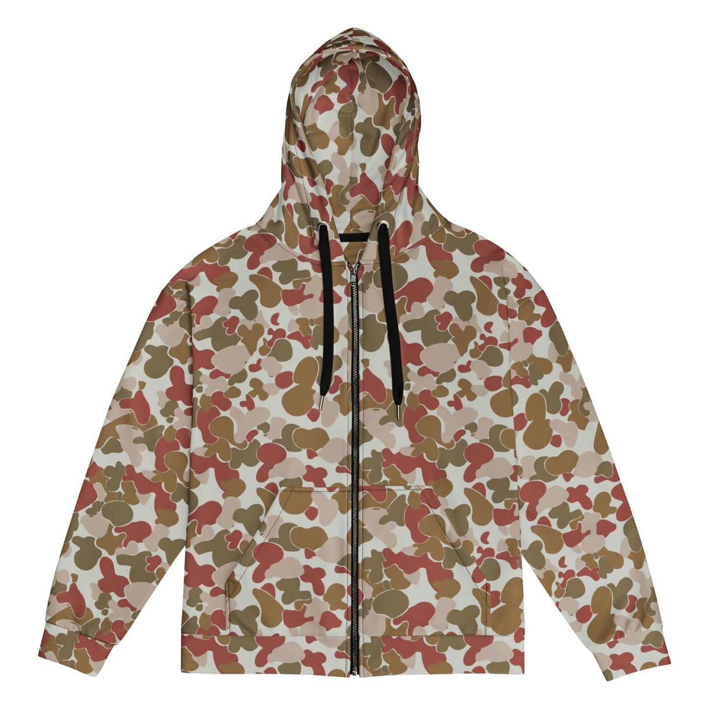 Australian AUSCAM OPFOR Disruptive Pattern Camouflage Uniform (DPCU) CAMO Unisex zip hoodie - 2XS - Zip Hoodie