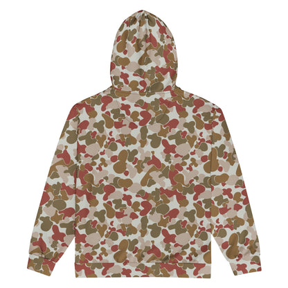 Australian AUSCAM OPFOR Disruptive Pattern Camouflage Uniform (DPCU) CAMO Unisex zip hoodie - Zip Hoodie