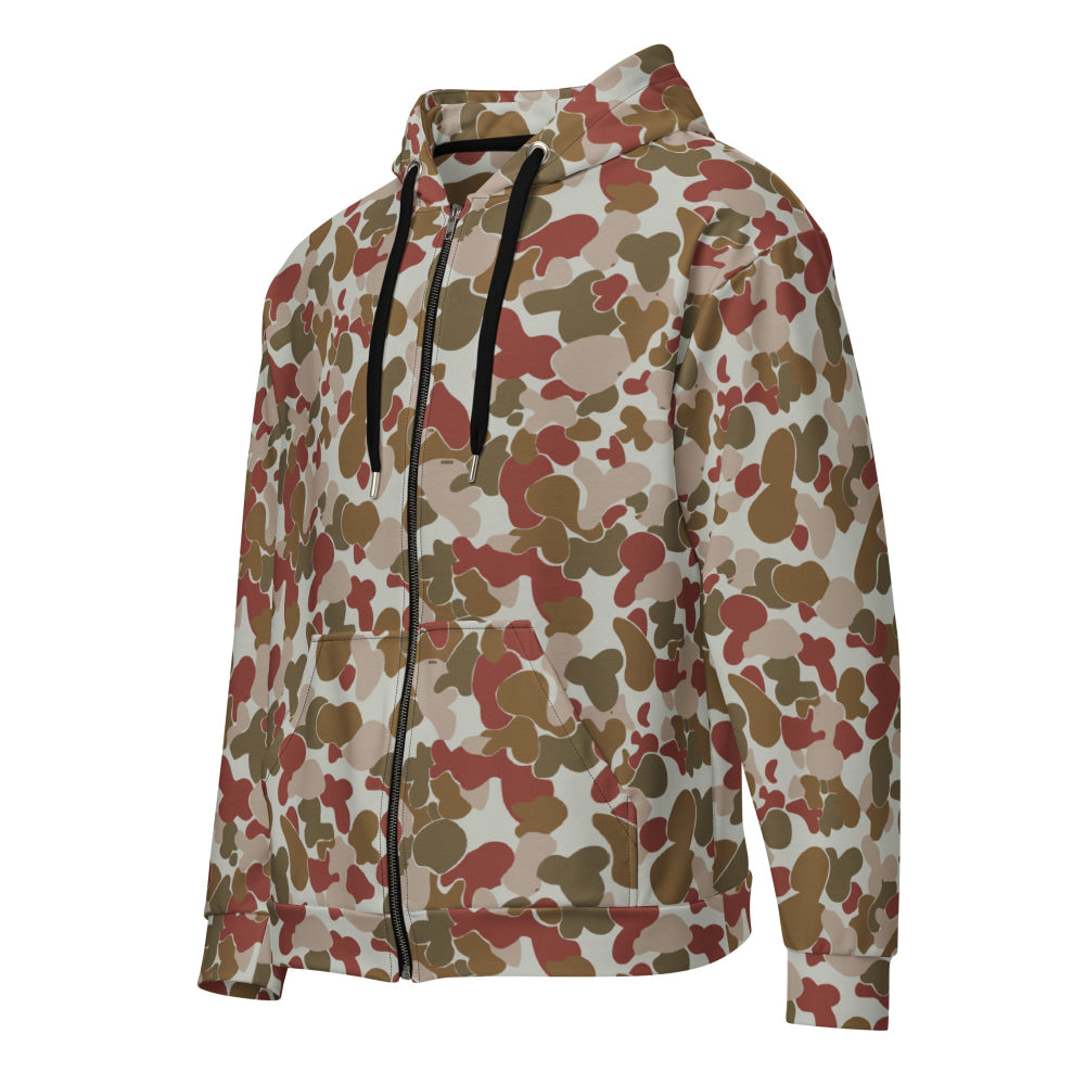 Australian AUSCAM OPFOR Disruptive Pattern Camouflage Uniform (DPCU) CAMO Unisex zip hoodie - Zip Hoodie