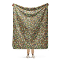 Australian Disruptive Pattern Camouflage Uniform (DPCU) CAMO Sherpa blanket - 50″×60″