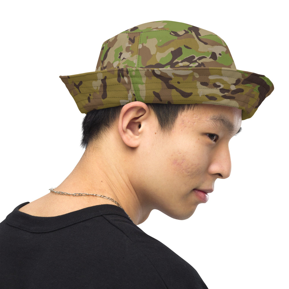 Australian Multicam Camouflage Uniform (AMCU) CAMO Reversible bucket hat - Bucket Hat