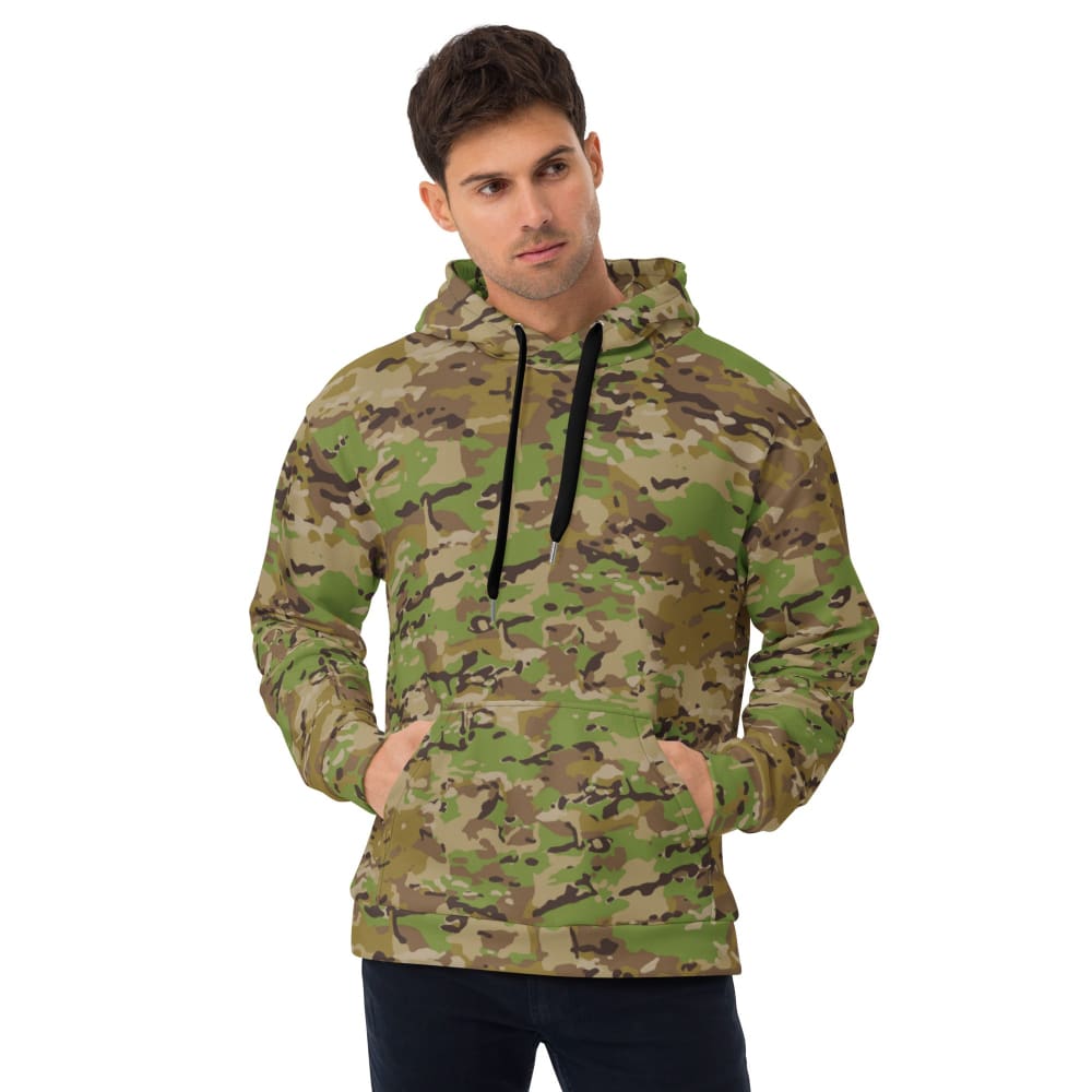 Australian Multicam Camouflage Uniform (AMCU) CAMO Unisex Hoodie - 2XS