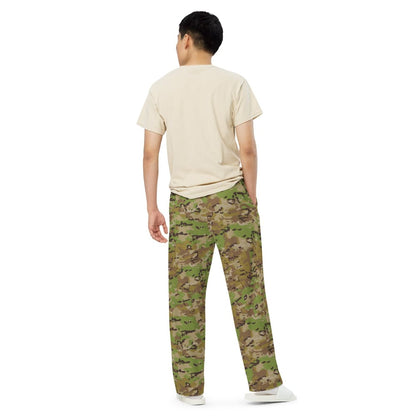 Australian Multicam Camouflage Uniform (AMCU) CAMO unisex wide-leg pants
