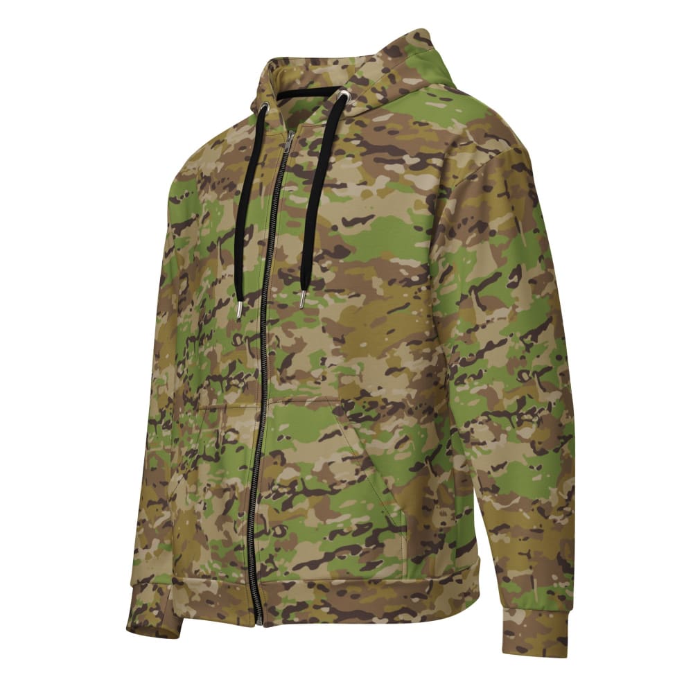 Australian Multicam Camouflage Uniform (AMCU) CAMO Unisex zip hoodie - 2XS
