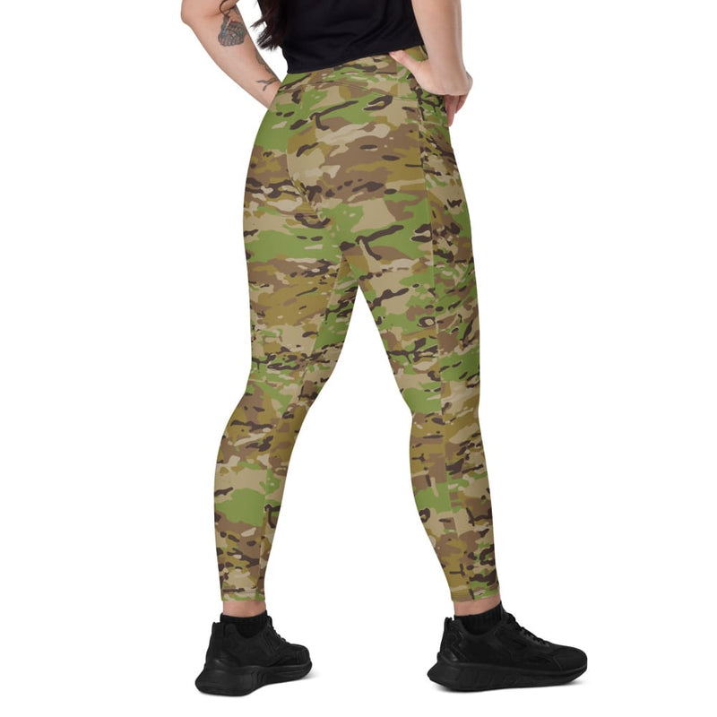 Australian Multicam Camouflage Uniform (AMCU) CAMO Women’s Leggings with pockets - 2XS