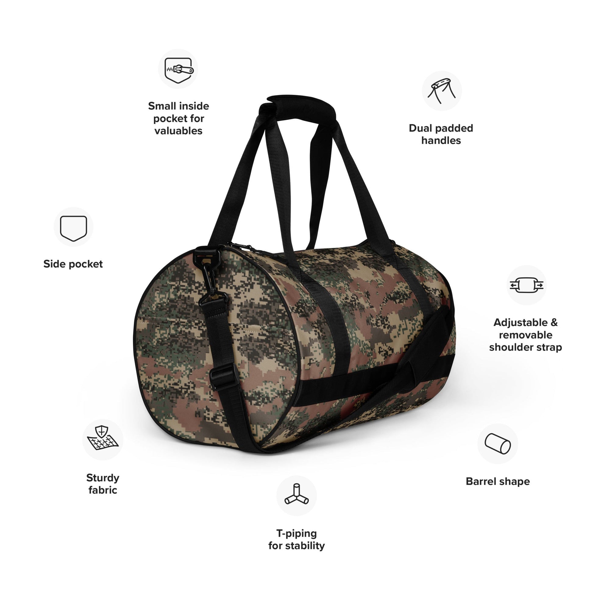 Austrian Digital Jagdkommando CAMO gym bag - Gym Bags