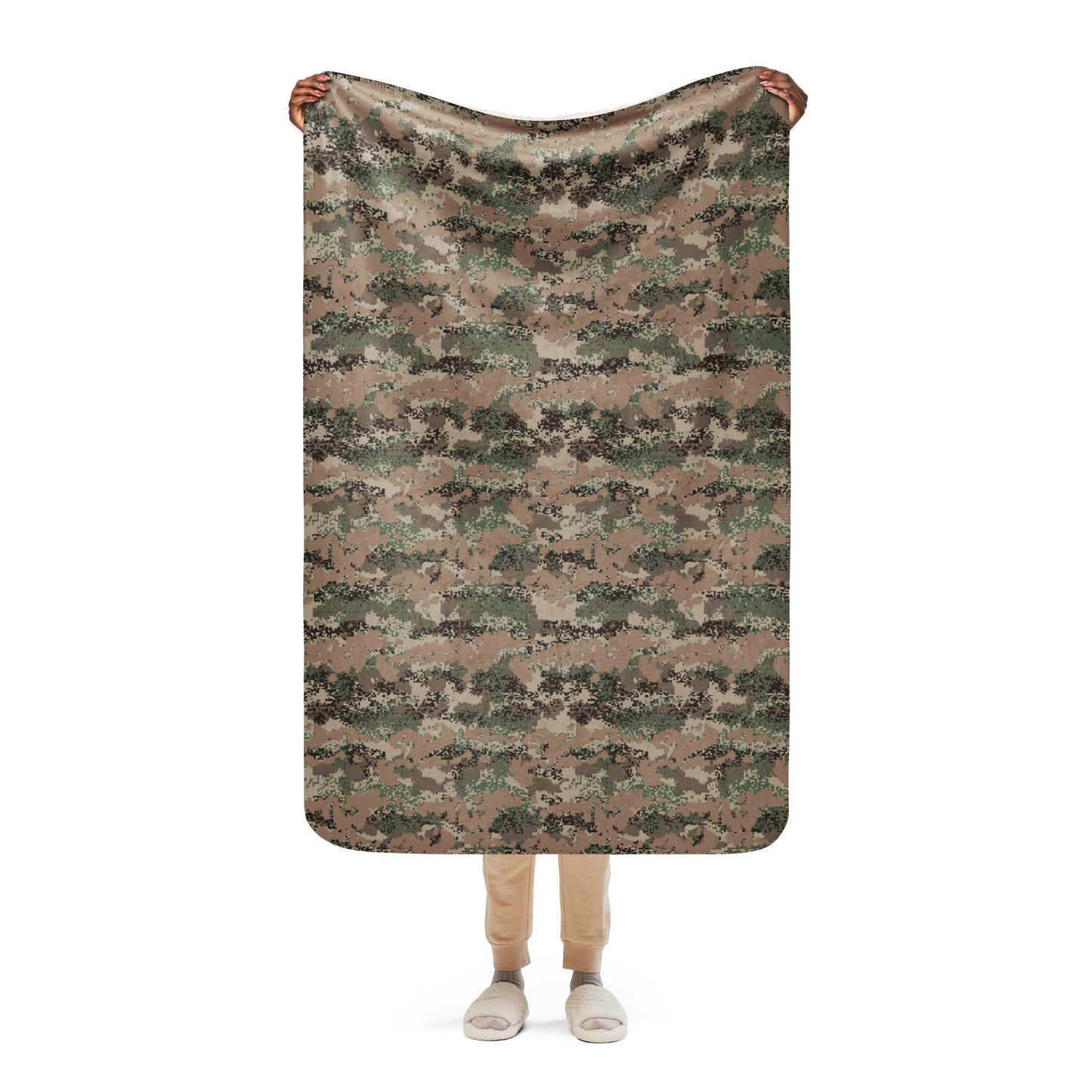 Austrian Digital Jagdkommando CAMO Sherpa blanket - 37″×57″ - Blankets
