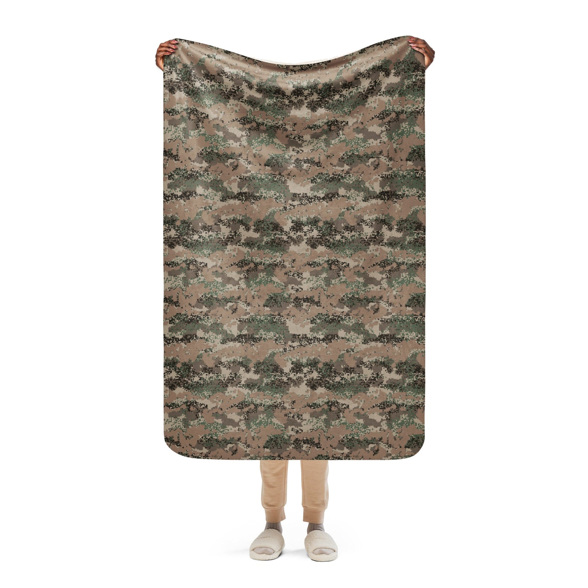 Austrian Digital Jagdkommando CAMO Sherpa blanket - 37″×57″ - Blankets