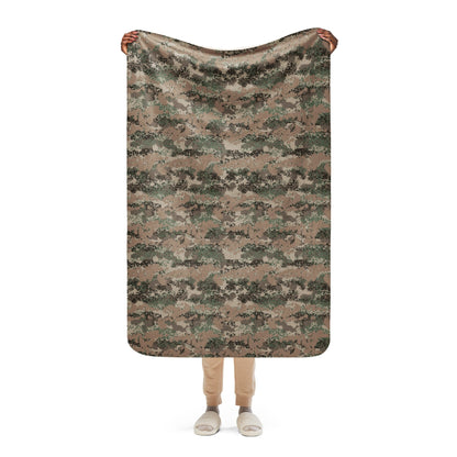 Austrian Digital Jagdkommando CAMO Sherpa blanket - 37″×57″ - Blankets