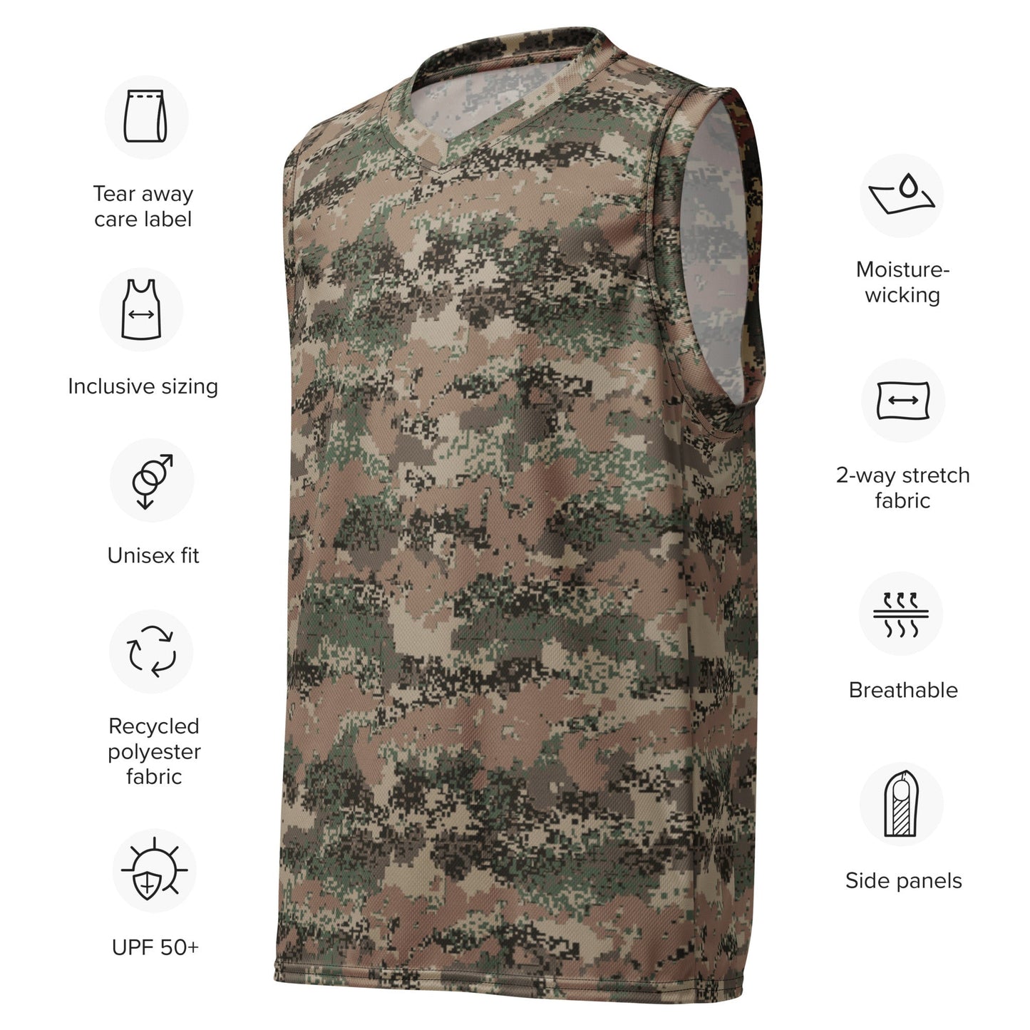 Austrian Digital Jagdkommando CAMO unisex basketball jersey - Basketball Jerseys