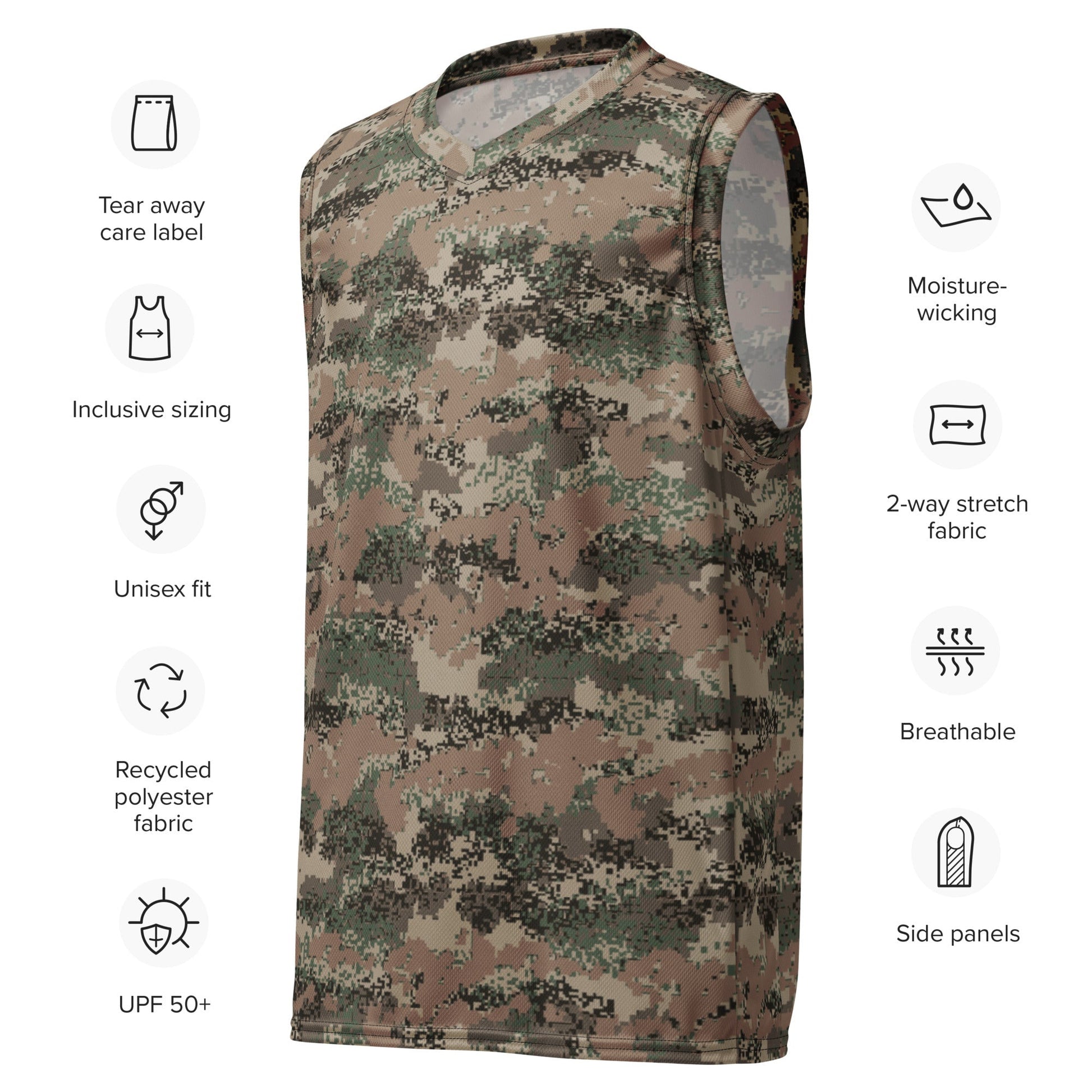 Austrian Digital Jagdkommando CAMO unisex basketball jersey - Basketball Jerseys