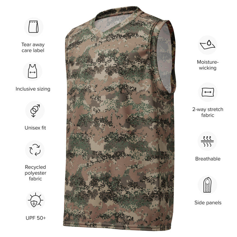 Digital Alpine Jagdkommando CAMO Unisex Basketball Jersey