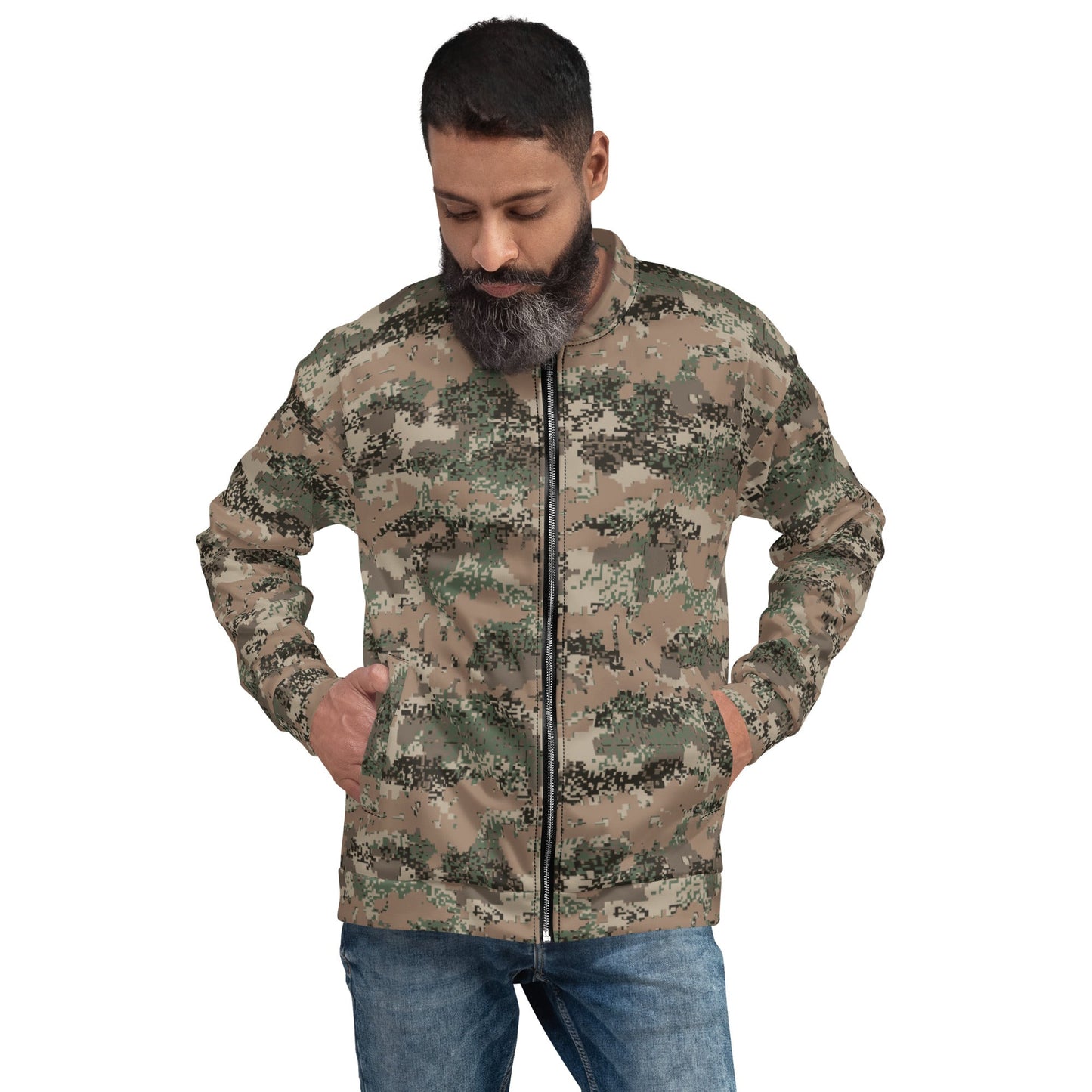 Austrian Digital Jagdkommando CAMO Unisex Bomber Jacket - Jackets