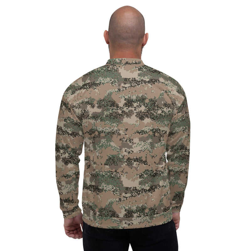 Digital Alpine Jagdkommando CAMO Unisex Bomber Jacket