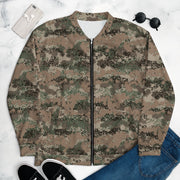 Digital Alpine Jagdkommando CAMO Unisex Bomber Jacket - XS