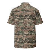 Digital Alpine Jagdkommando CAMO Unisex Short-Sleeve Button Shirt - Button-Up
