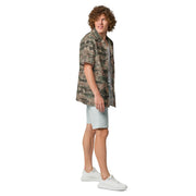 Digital Alpine Jagdkommando CAMO Unisex Short-Sleeve Button Shirt - Button-Up