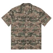 Digital Alpine Jagdkommando CAMO Unisex Short-Sleeve Button Shirt - 2XS - Button-Up