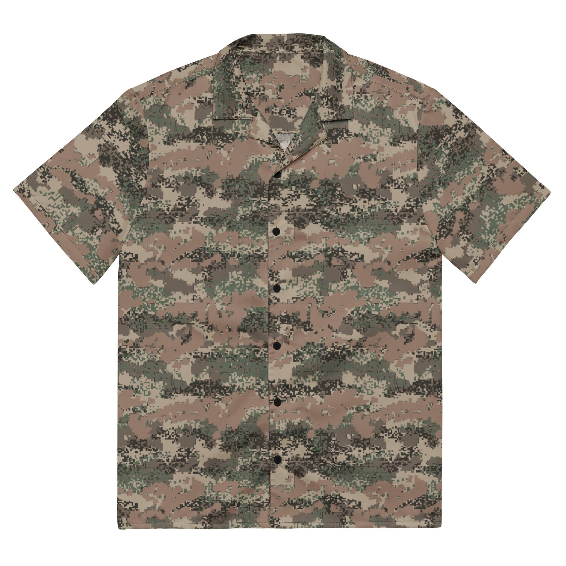 Austrian Digital Jagdkommando CAMO Unisex button shirt - 2XS - Button Shirts