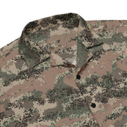 Digital Alpine Jagdkommando CAMO Unisex Short-Sleeve Button Shirt - Button-Up