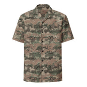 Digital Alpine Jagdkommando CAMO Unisex Short-Sleeve Button Shirt - Button-Up