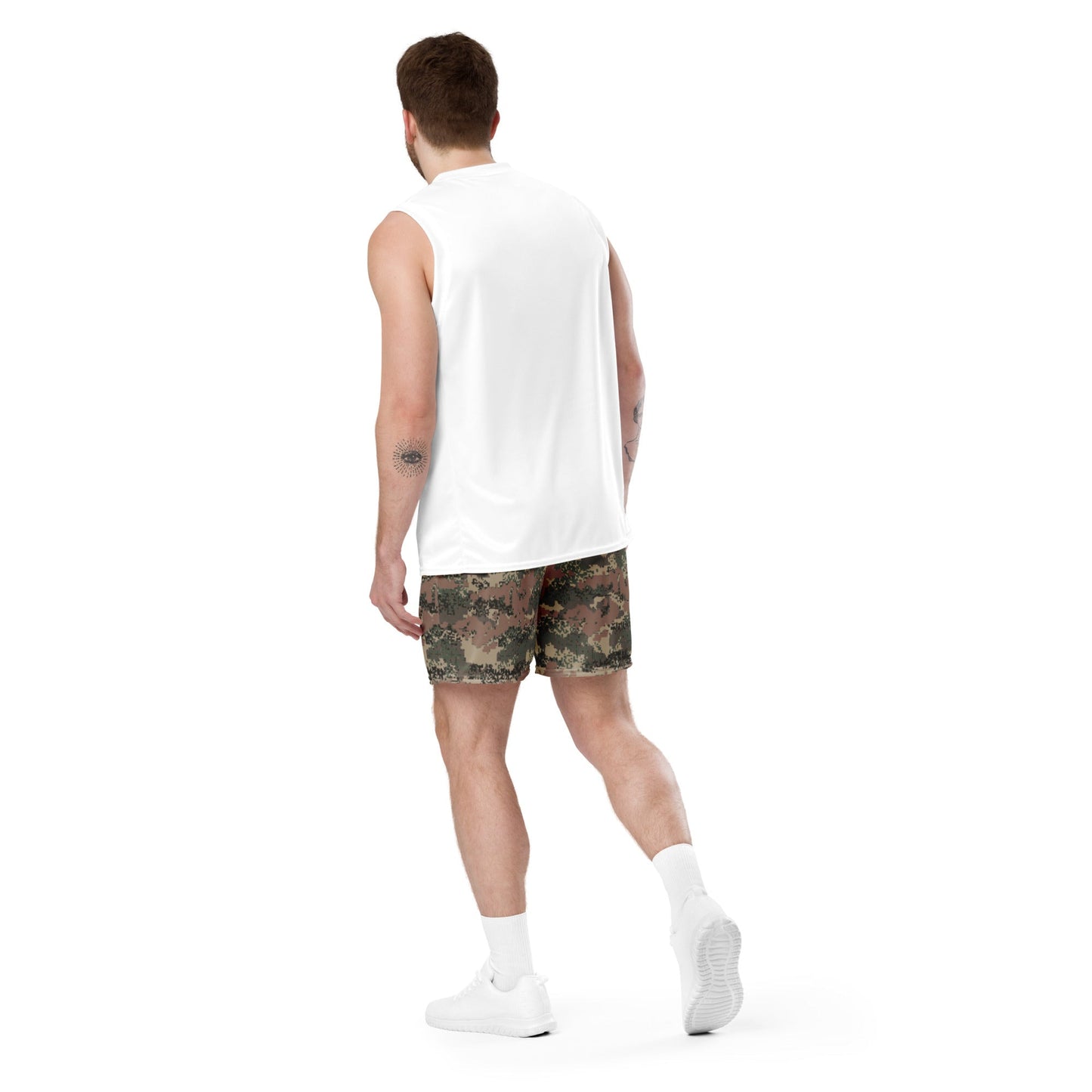 Austrian Digital Jagdkommando CAMO Unisex Mesh Shorts