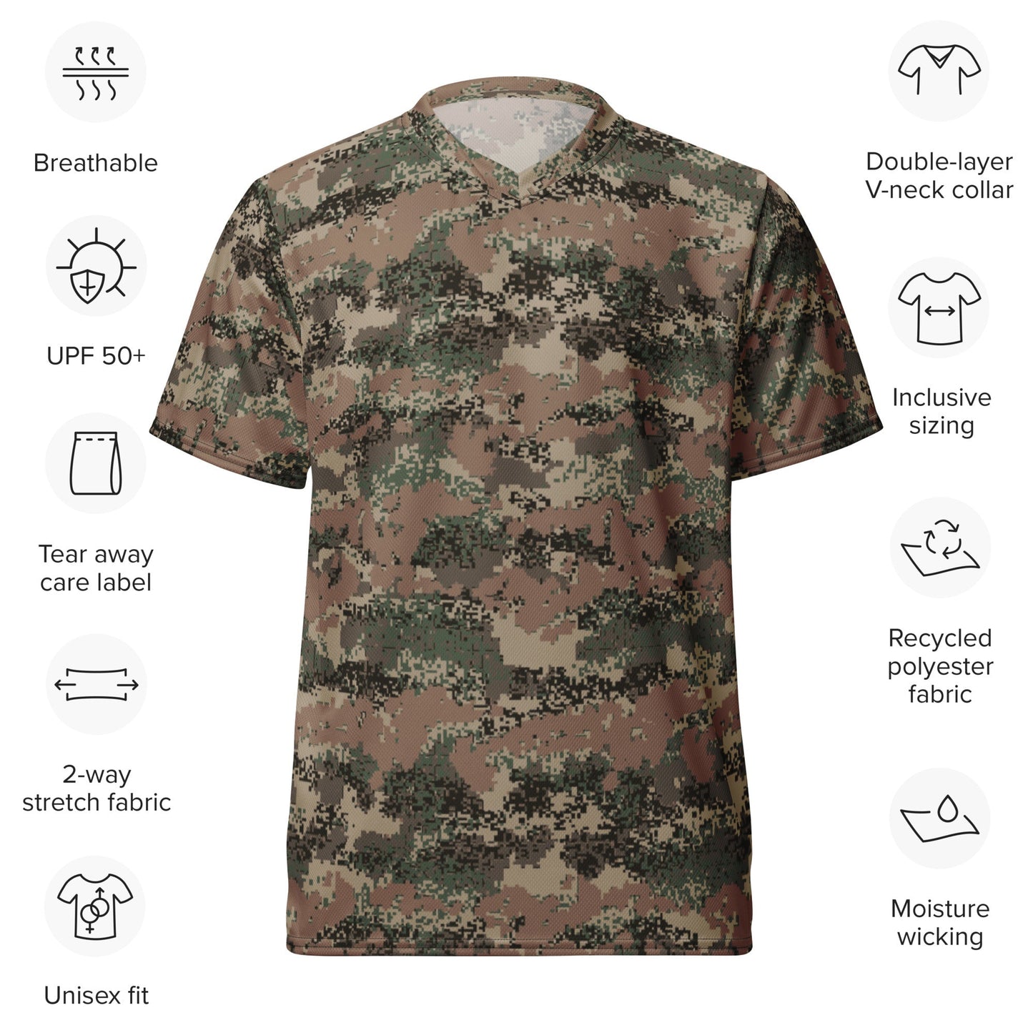 Austrian Digital Jagdkommando CAMO unisex sports jersey - Sports Jerseys