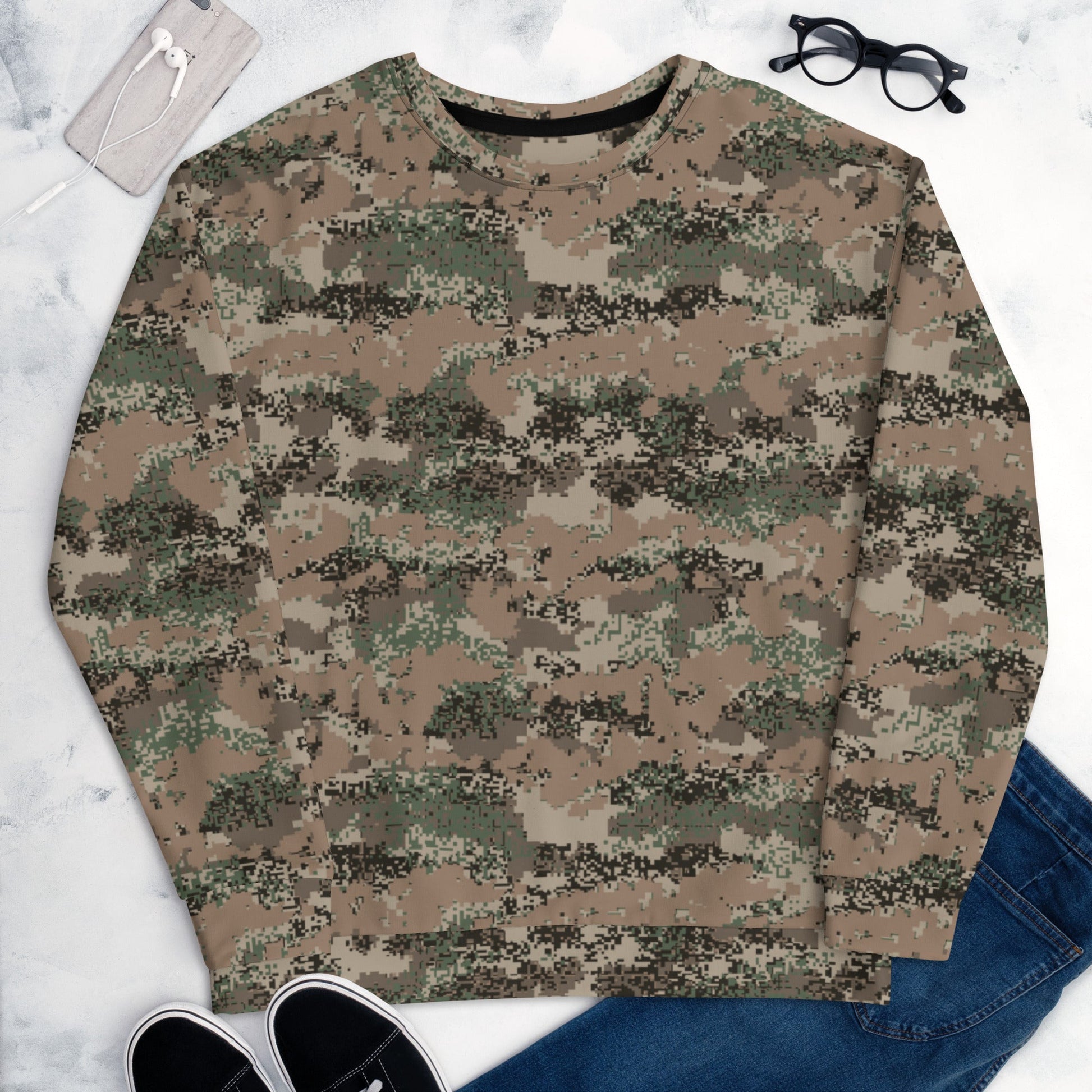 Austrian Digital Jagdkommando CAMO Unisex Sweatshirt - Sweatshirts