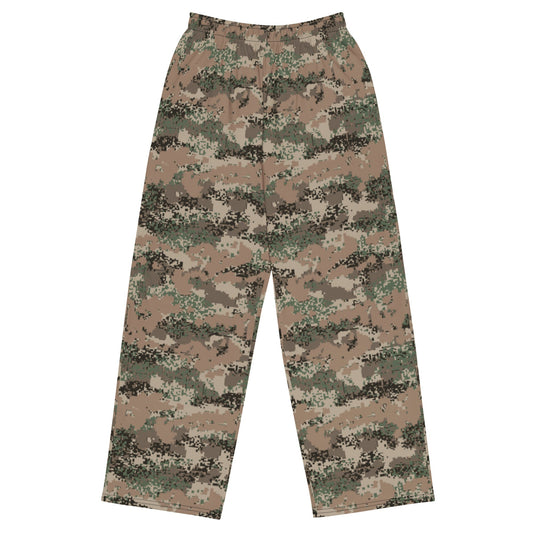 Austrian Digital Jagdkommando CAMO unisex wide-leg pants - 2XS - Wide-leg Pants