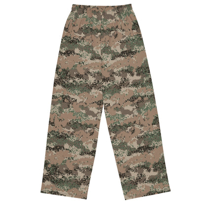 Austrian Digital Jagdkommando CAMO unisex wide-leg pants - Wide-leg Pants